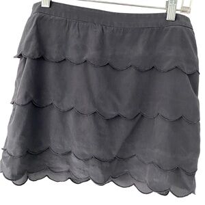 Club Monaco Ruffled Silk Skort, Size 2